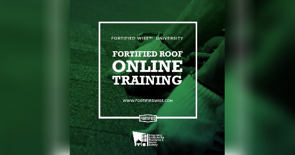 FORTIFIED Wise™- Online Roofing Contractor Training