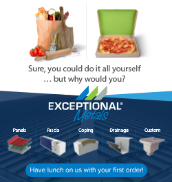 Exceptional Metals - Sidebar Ad - Have Lunch on us With Your First Order!