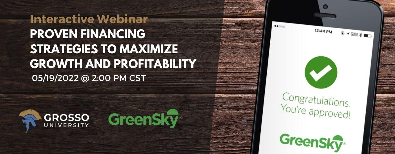 Grosso University - webinar with Greensky