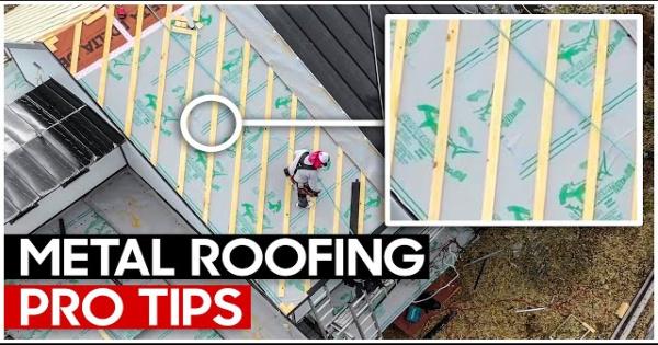 Metal Roofing Tips Matt Risinger