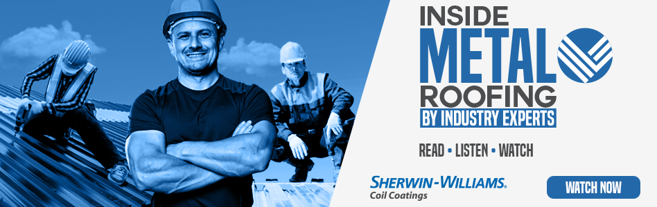 Billboard Ad - Sherwin - Inside Metal Roofing by Industry Experts - RLW Watch Now