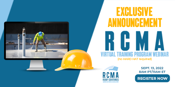 RCMA - Virtual Training Webinar Announcement