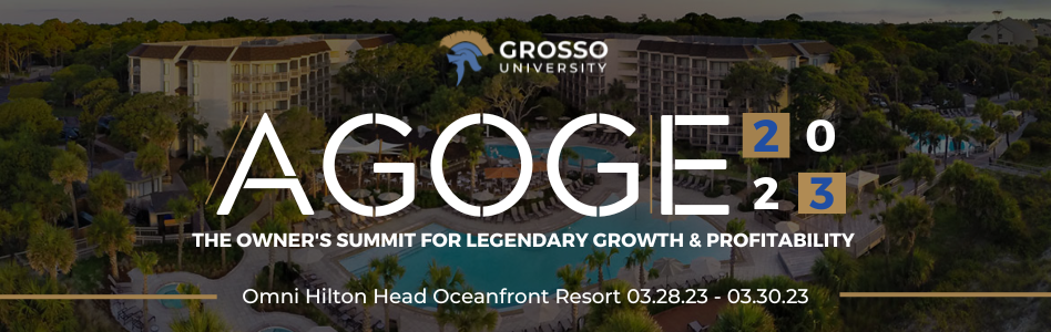 Grosso University - Banner Ad - AGOGE March 2023