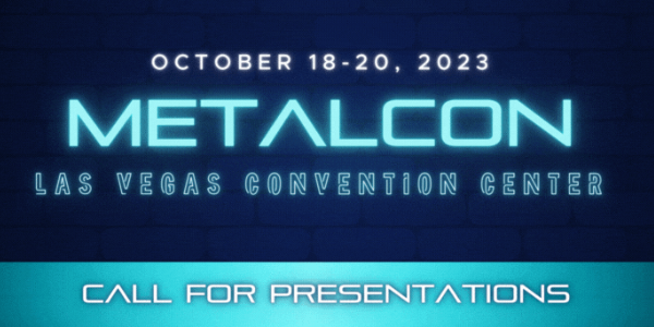 METALCON 2023 Call for Presentations