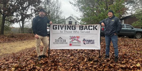 Owens Corning Retired Sgt. Receives Needed Roof