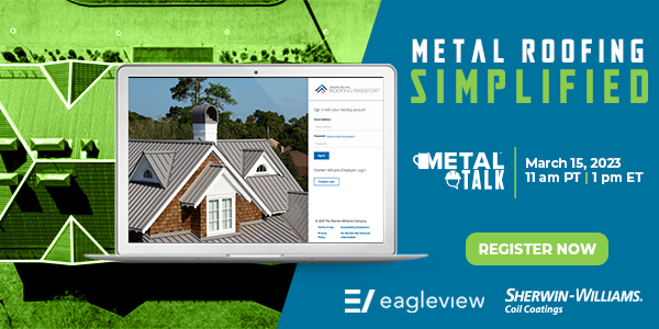 EagleView Metal Roofing Simplified
