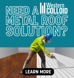Western Colloid - Sidebar Ad - Need a Metal Roof Solution?