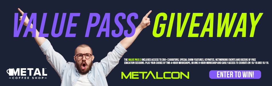 METALCON - Billboard Ad - Raffle Ticket Giveaway