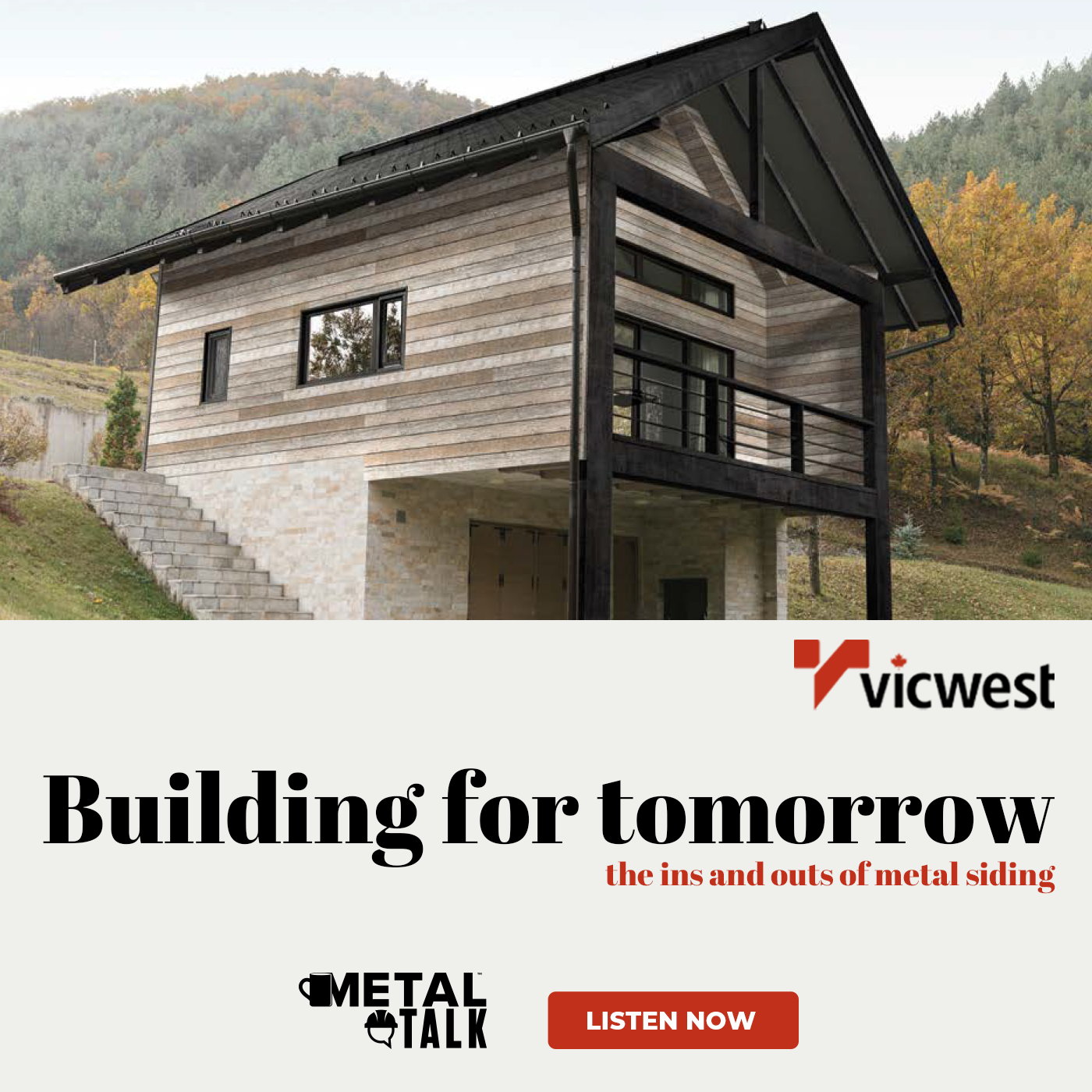 VicWest - Pod Size - Building for Tomorrow - METALTALK RLW POD