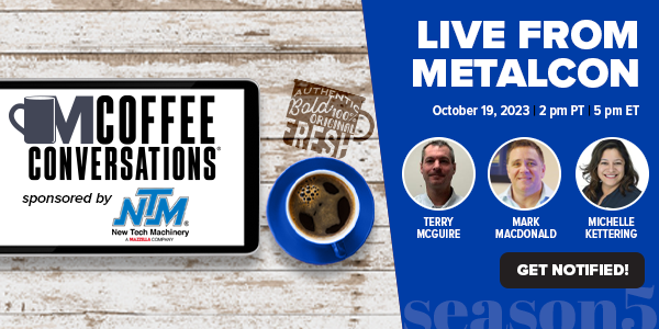 New Tech - Coffee Conversations - LIVE from METALCON SM