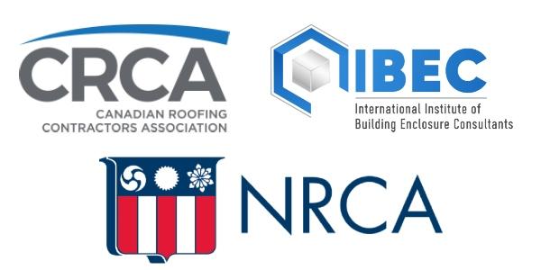 NRCA, IIBEC and CRCA logos