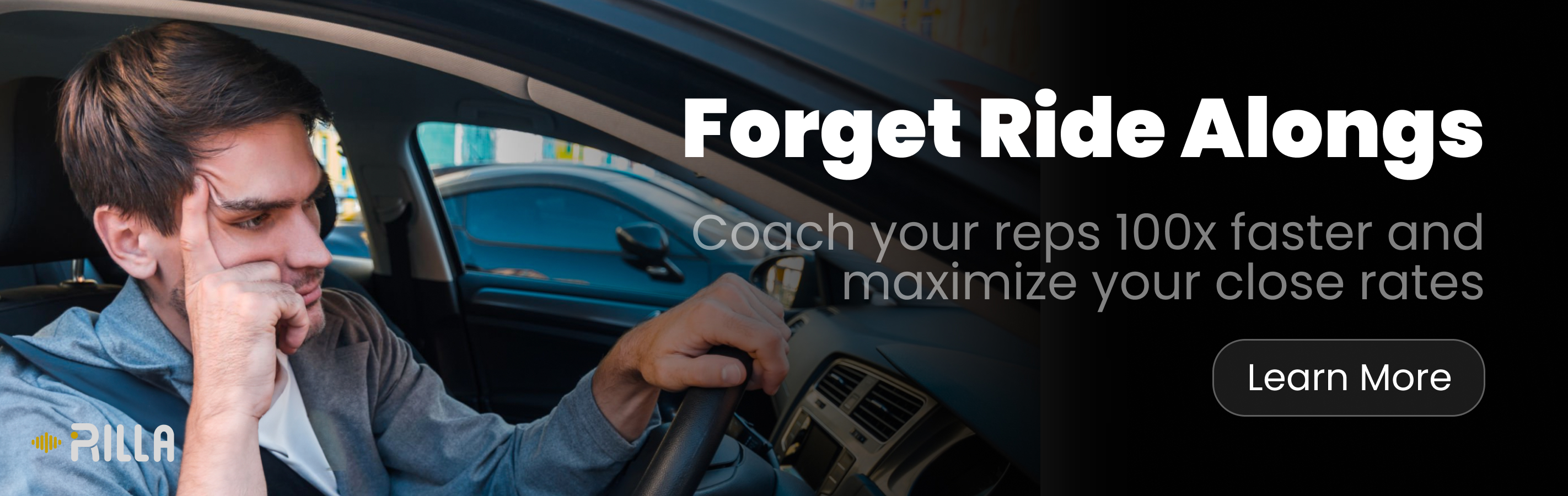 Rilla - Billboard Ad - Coach Your Reps 100x Faster