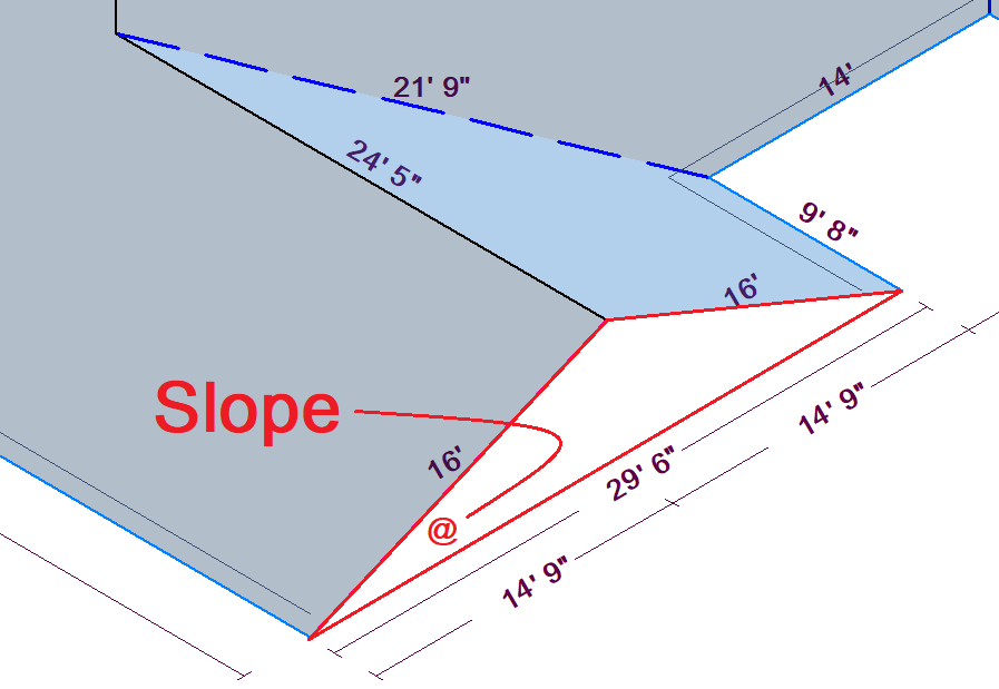 Measure Roof w Slope - An easy guide to measuring roofs more efficiently