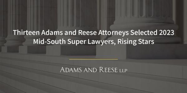 Adams and Reese 2023 Rising Stars