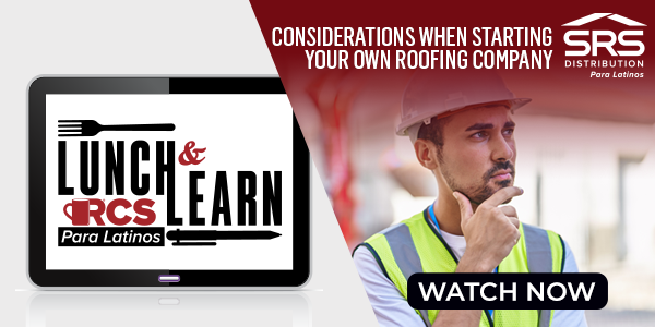 Considerations when starting your own roofing company - TRANSCRIPT