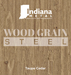 Indiana Metal - Sidebar - Wood Grain Steel