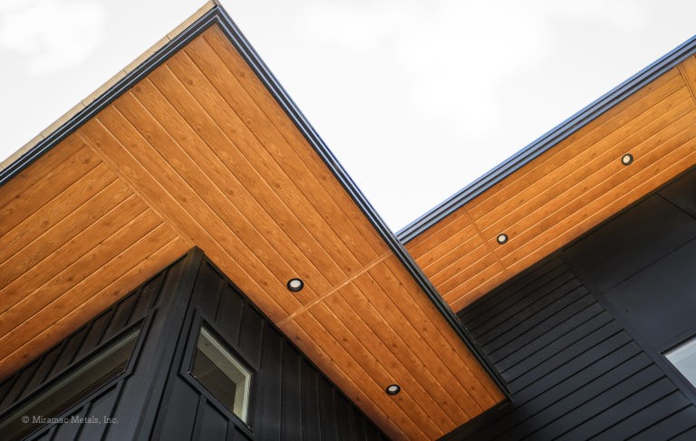 WoodGrain Steel Overhang- Indiana