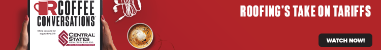 Coffee Conversations - Banner Ad - Roofing