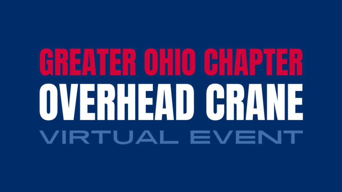 Greater Ohio Chapter Overhead Crane Virtual Event