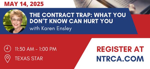 Lunch & Learn: The Contract Trap: What You Don’t Know Can Hurt You - May 14