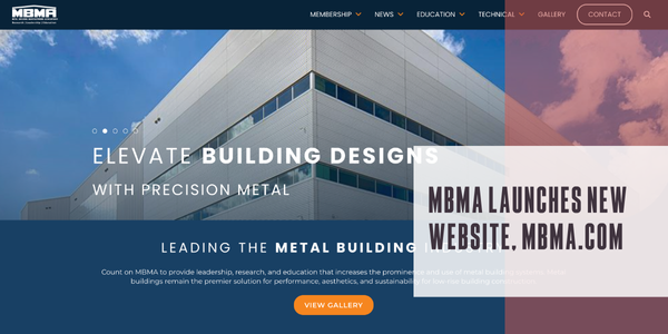 MBMA launches new website, MBMA.com