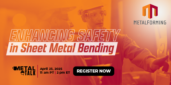 MetalForming - Enhancing Safety in Sheet Metal Bending Register