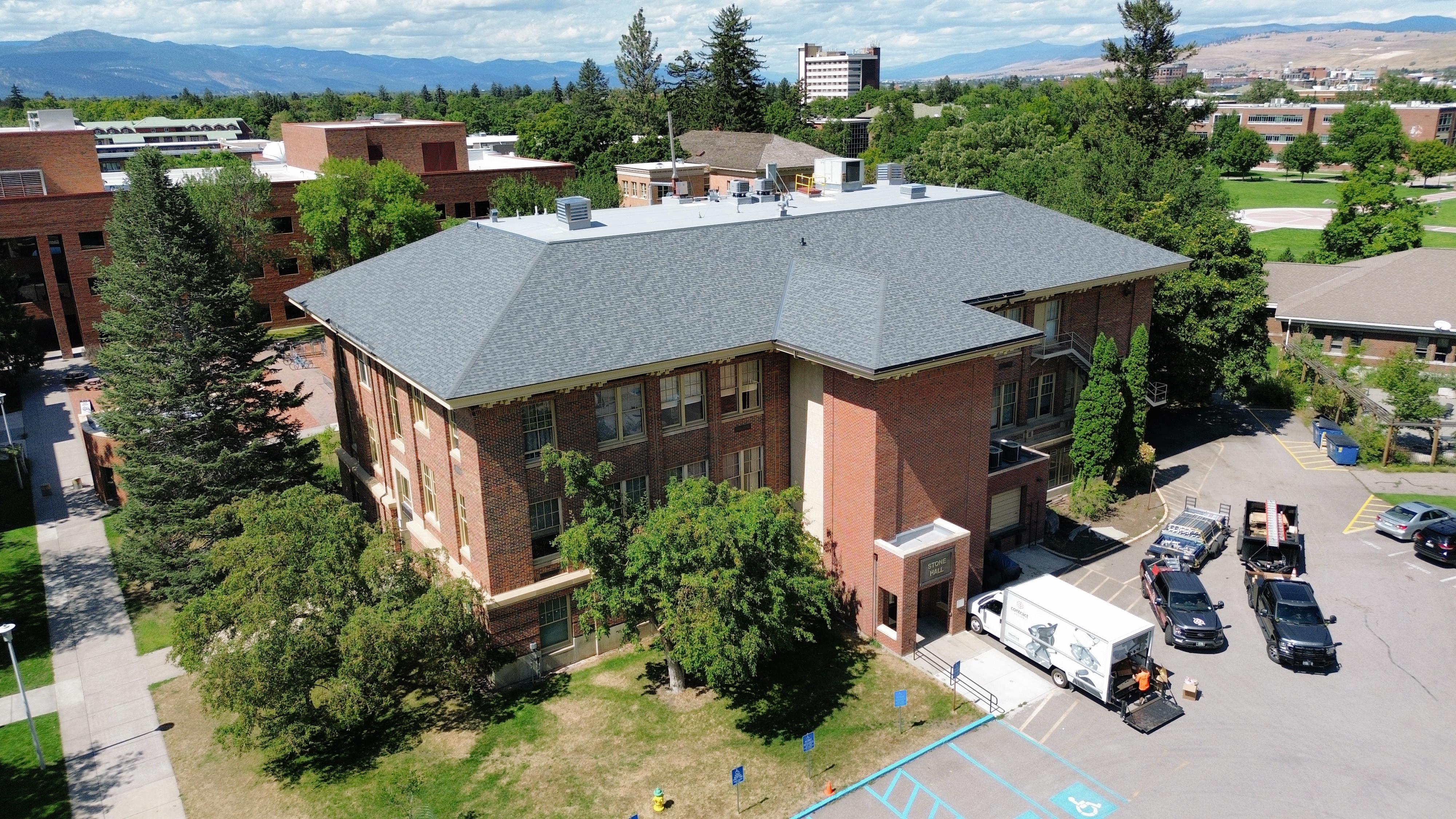 Stonehall, University of Montana by Ace Roofing, LLC. in Missoula, Montana