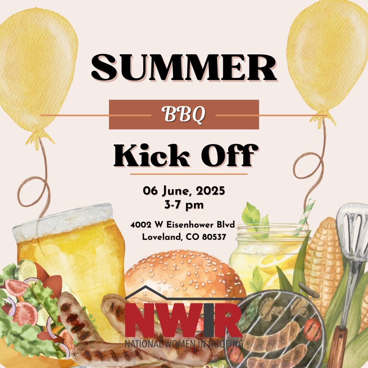 NWIR Denver Chapter Summer Kick-Off BBQ