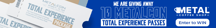 METALCON - Banner ad - Ticket Giveaway 2025