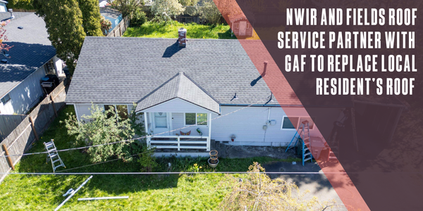 National Women in Roofing and Fields Roof Service partner with GAF to replace local resident