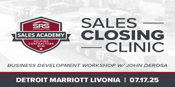 Sales Closing Clinic Detroit -  July 17