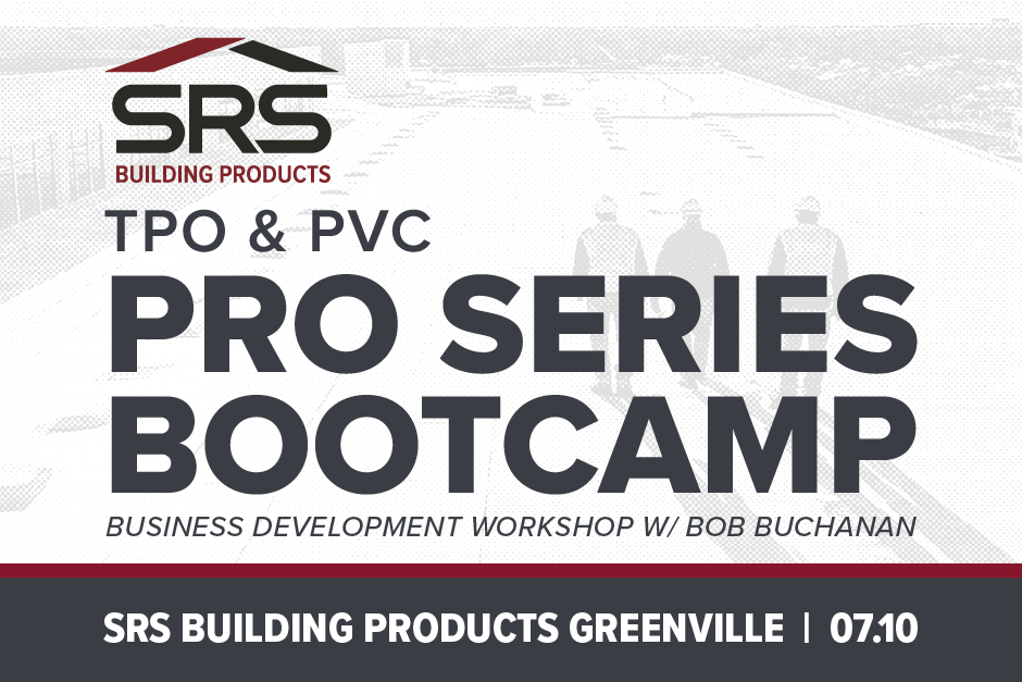 TPO & PVC Pro Series Bootcamp
