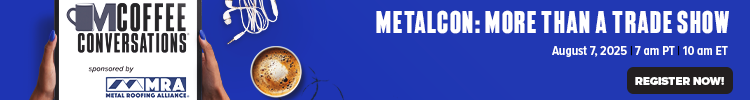 MRA - MCS Coffee Conversations Banner - METALCON: More Than a Trade Show Register