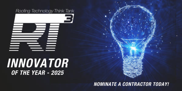 Roofing Technology Think Tank opens nominations for 2025 Innovator of the Year Award
