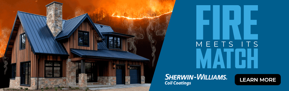Sherwin-Williams - Billboard Ad - MetalRoofingElements - Fire