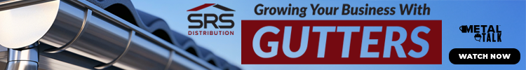 SRS - Banner Ad - Growing Your Business with Gutters (MetalTalk on demand)