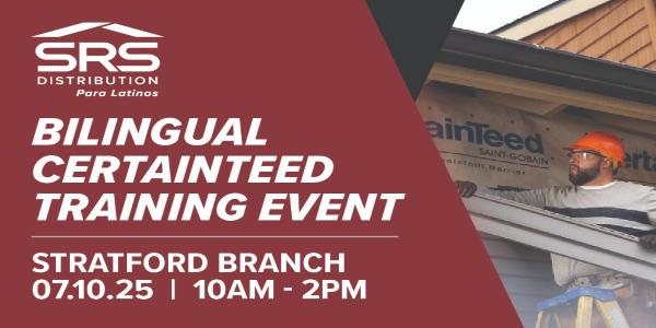 SRS Building Products & CertainTeed Siding Branch Training Event