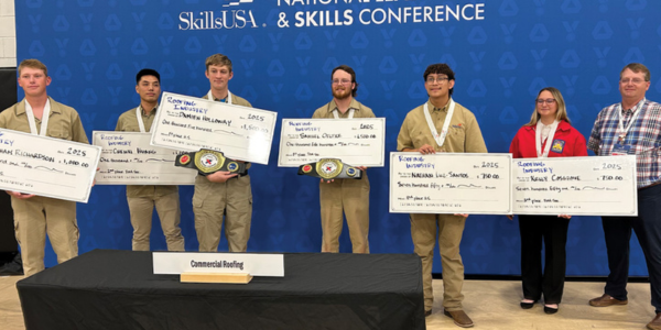 Students receive awards for SkillsUSA national roofing competition Students receive awards for SkillsUSA national roofing competition