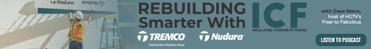 Tremco - Banner Ad - Rebuilding smarter with ICF (Dave Marrs Podcast)