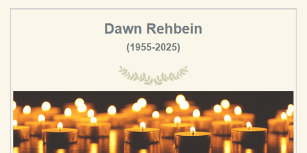 CRA With deepest sympathy: Remembering Dawn Rehbein