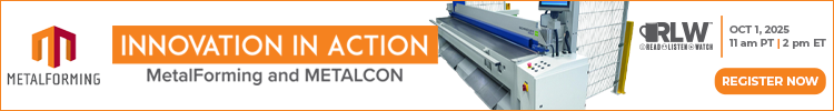 MetalForming - Banner - Innovation in Action: MetalForming and METALCON Register