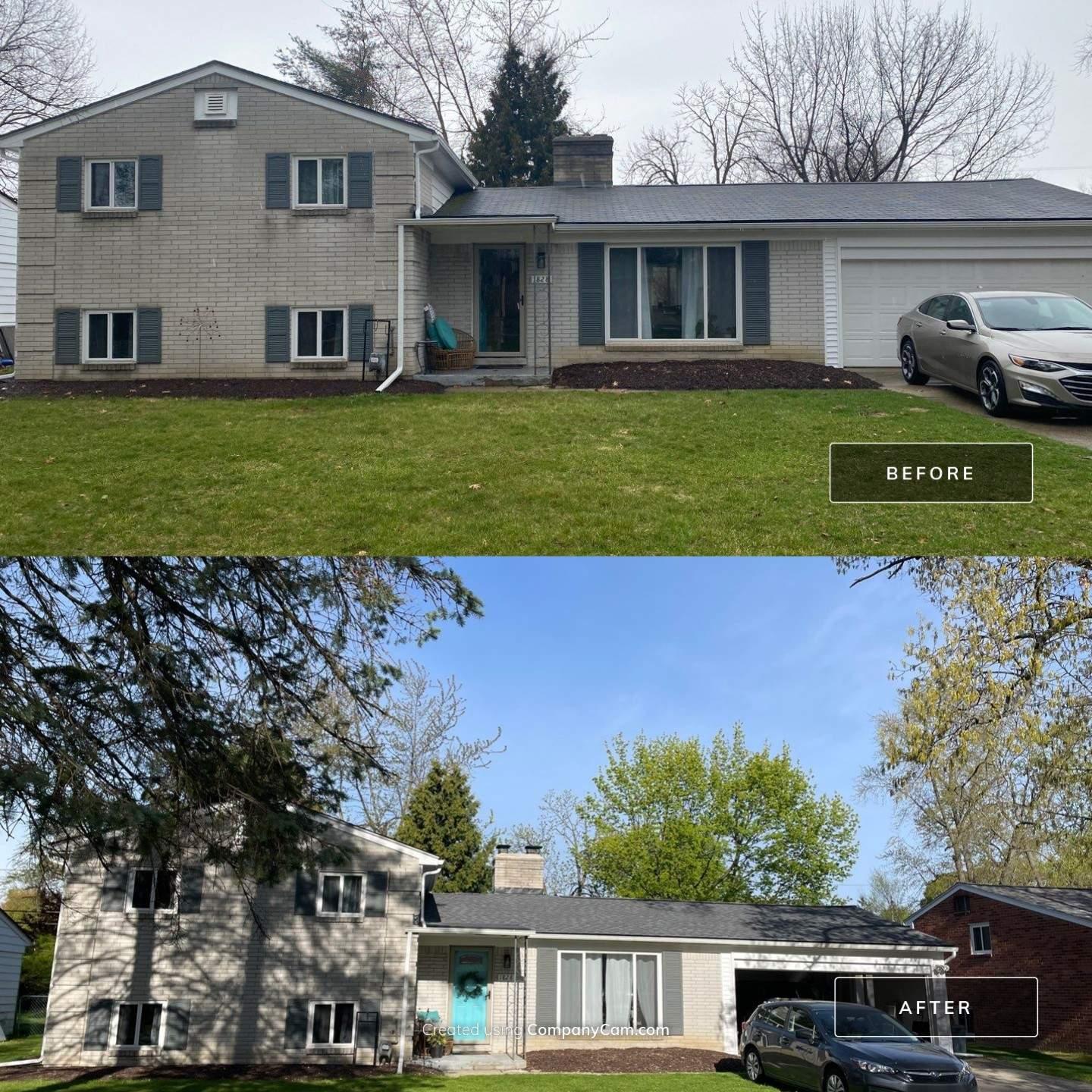 Roof One - Before and After 2