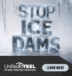 Westlake WRBP - Sidebar Ad - Stop Ice Dams (Unified Steel)