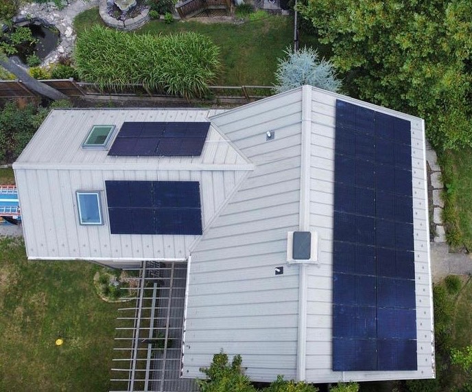 Whole Sun Solar - light colored roof