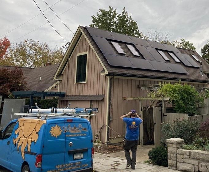 Whole Sun Solar - Truck and work image