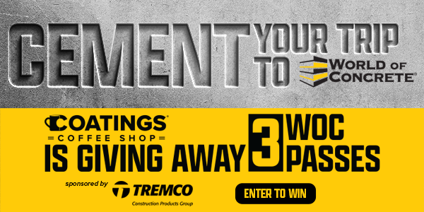 Woc - Tremco Cement your your trip to World of Concrete
