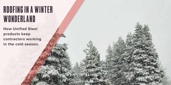 Roofing in a winter wonderland