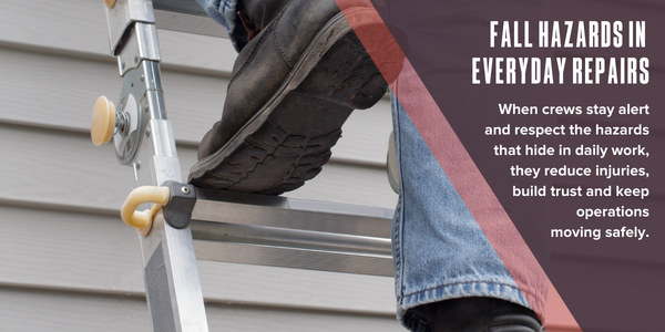 Fall hazards in everyday repairs