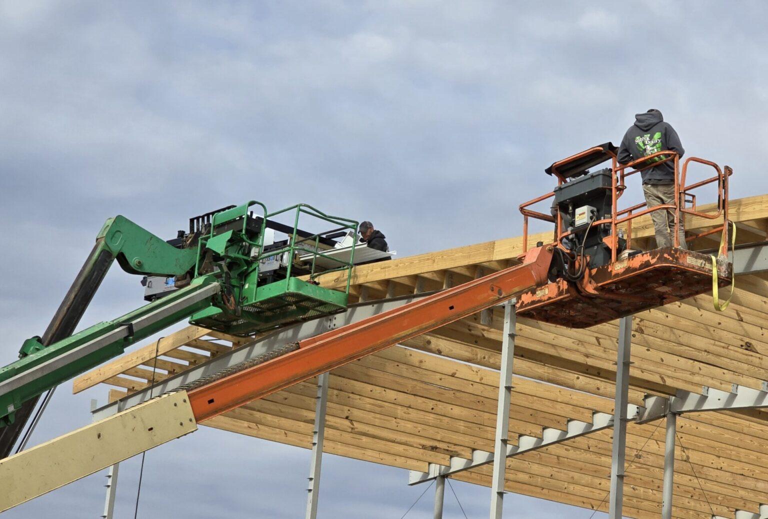 Hallmark metals - building a roof