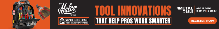 The Malco Group - Banner Ad - MetalTalk - Tool Innovations That Help Pros Work Smarter